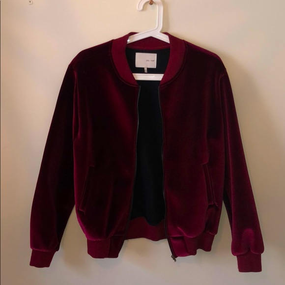 OAK + FORT Jackets & Blazers - oak +fort velvet bomber